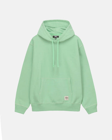 CONTRAST STITCH LABEL HOODIE