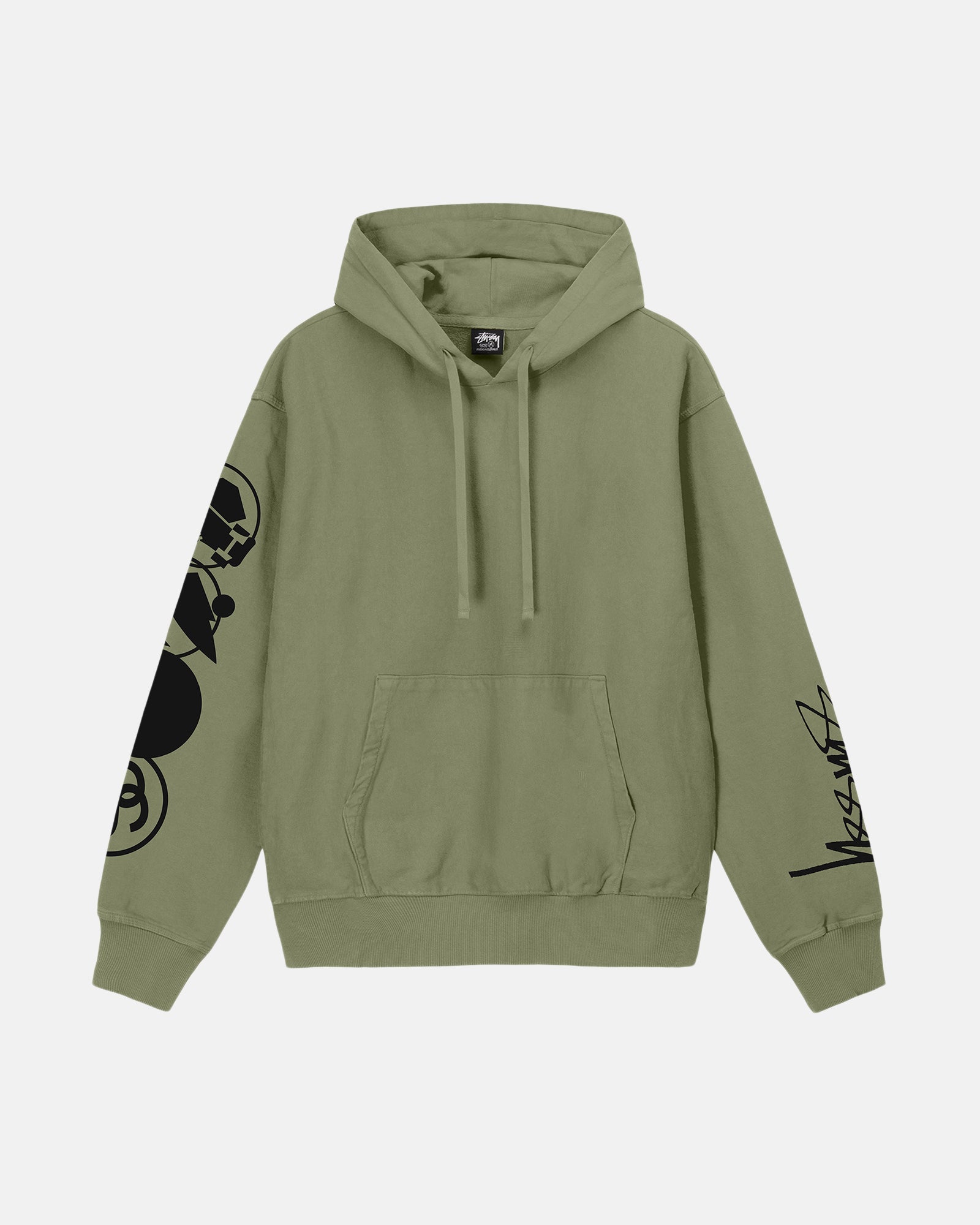 STACKED PIGMENT DYED HOODIE