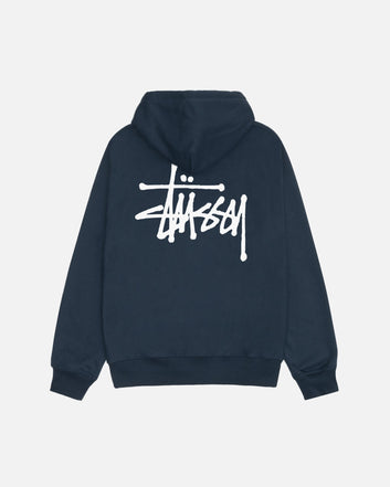 BASIC STÜSSY ZIP HOODIE