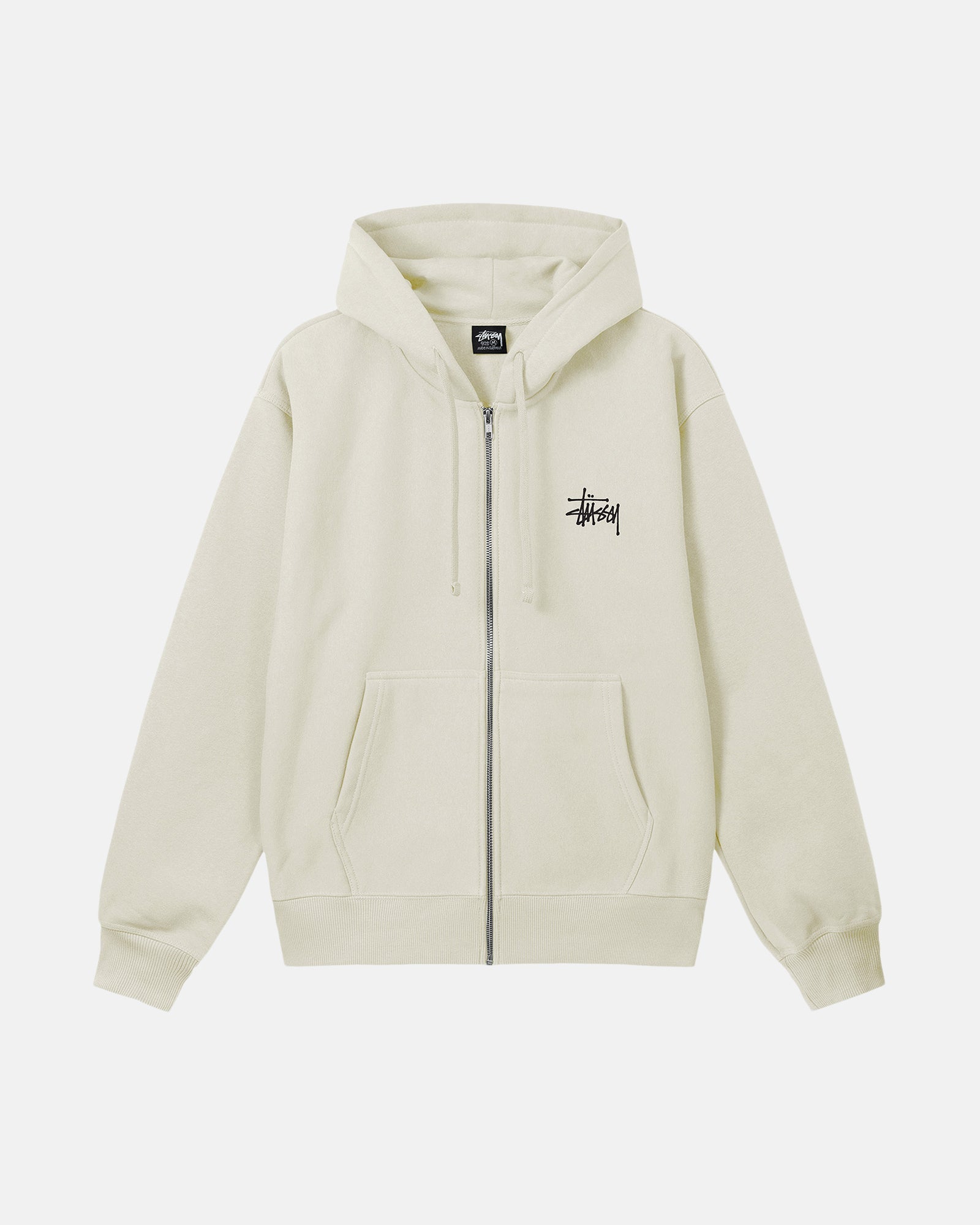 BASIC STÜSSY ZIP HOODIE